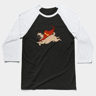 Super Pug Baseball T-Shirt